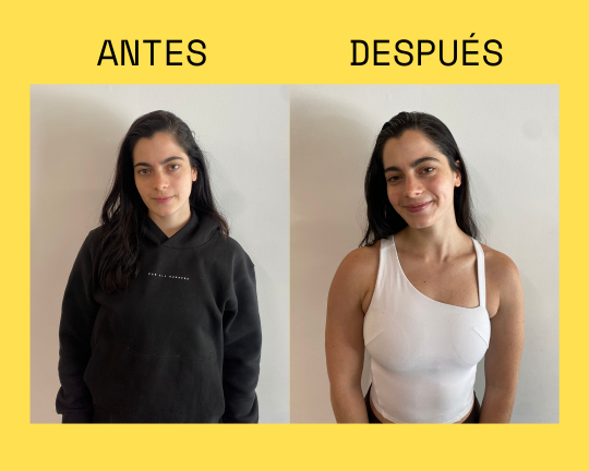 Resultado antes y después